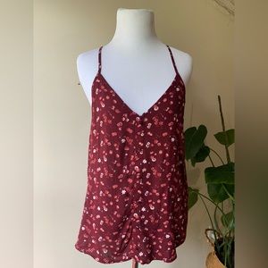 Burgundy Tank Top